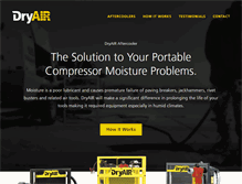 Tablet Screenshot of getdryair.com